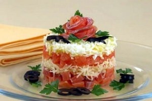 рецепты салатов с рыбой